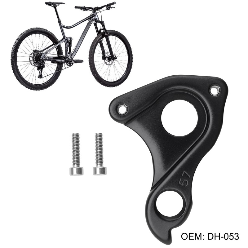ECSiNG 1 Set Bicycle Derailleur Hanger with Screws DH-053 Compatible