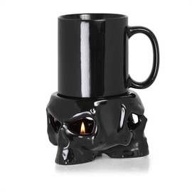 Alchemy Cup Warmer Skull Black / White