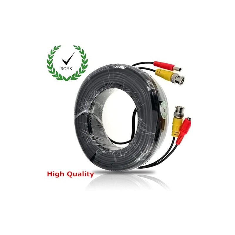 Mycotech CCTV Cable Combination Cable Video Power Cable BNC Coax