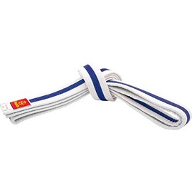 Hayashi Budo Belt Two-Tone White / Blue Size 300 cm