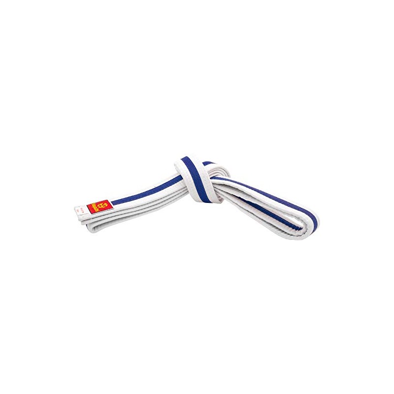 Hayashi Budo Belt Two-Tone White / Blue Size 300 cm