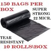 Trash Bags Black, 55-60 gallon - (150 Count) True 22