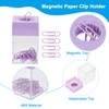 PATIKIL Magnetic Paper Clip Holder Dispenser, 2 Pcs Large Capacity