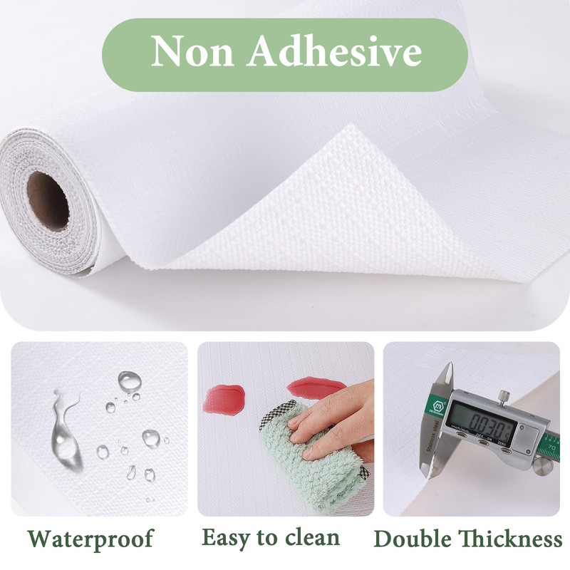 Shelf Liners for Kitchen Cabinets Non Adhesive Drawer Liner 17in