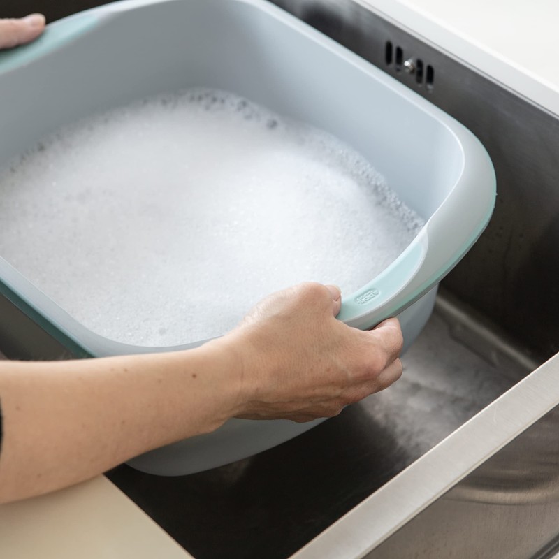 Addis Premium Soft Grip Large Rectangular Washing Up Bowl, 9.5