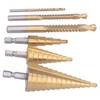 Step Drill Bits Serrated Spiral Bits High Speed Steel Woodworking