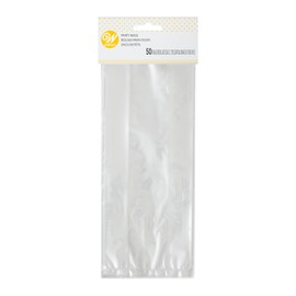 Wilton Clear Treat Party Bags, 4 x 9.5 in., 50 Pack
