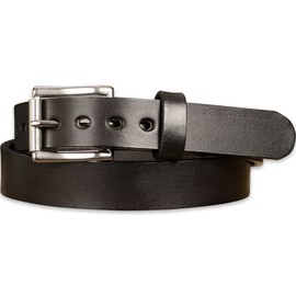 BullhideBelts.com The Eastwood Mens Leather Belt for Casual, Dress, CCW, 1.25" Wide, Black, 40”