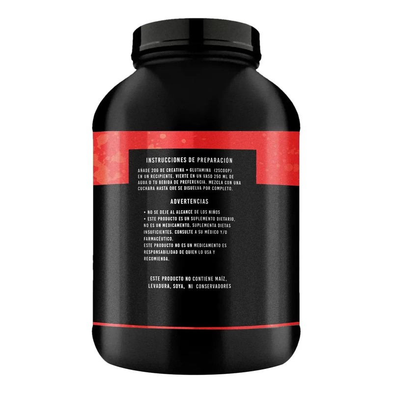 Creatina Glutamina 1 Kg Strong Protein 50servicios