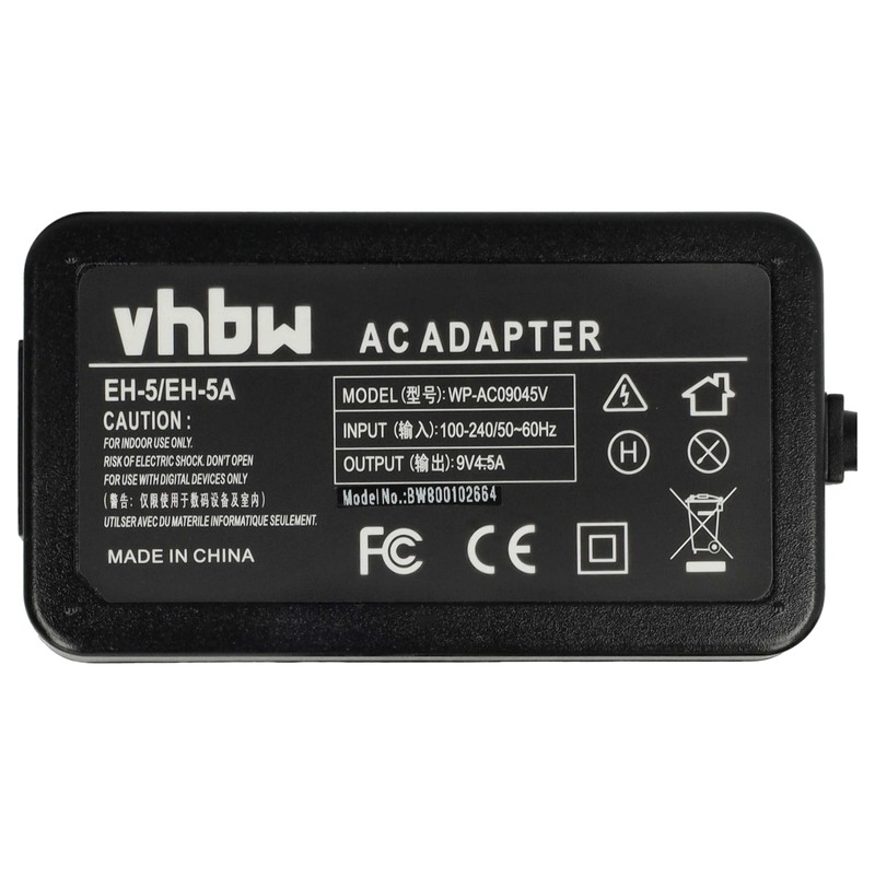 vhbw CAMERA CHARGER suitable for NIKON replaces EH-5 / EH5