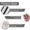 WUSJCOF Set of 2 Mini Salt Shaker Stainless Steel Salt