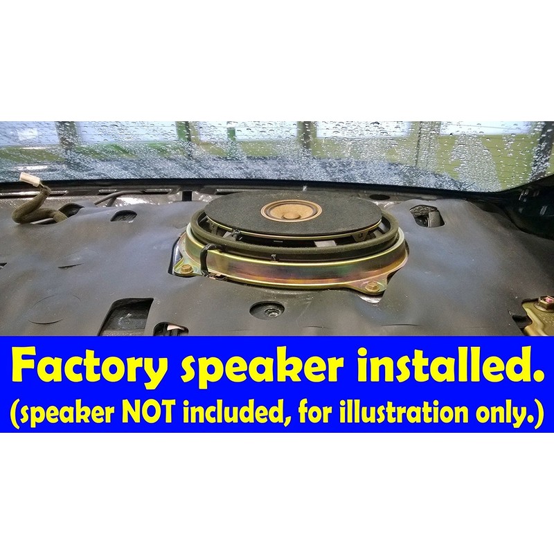 Rear Deck 6.5" 6 1/2" Speaker Adapter Spacer Rings -
