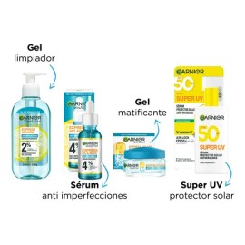 Kit Garnier Ea rutina completa antiacne para piel grasa