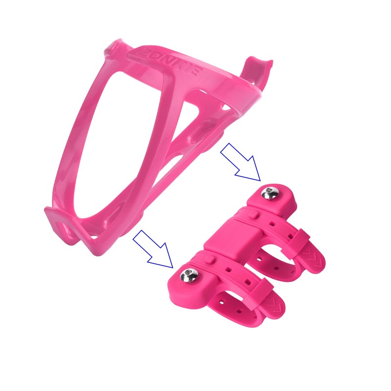 zonkie Bicycle bottle holder mounting base, for most types of
