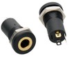 kenable 3.5mm Aux Stereo Gold Socket Input Panel Mount Audio