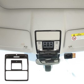 ABS Car Roof Reading Light Frame Cover Trim 1Pst For Discovery 5 L462/Discovery Sport/Range Rover Evoque/ ​ XFL 2017-2022 Car Accessories (Carbon Fiber)