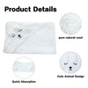 Xvbhaq Baby Towel with Hood, Bath Towel, Cute Animal Pattern,