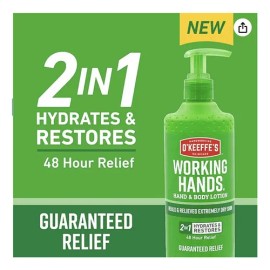 O Keeffe S Working Hands, P/piel Extremadamente Seca 12oz.