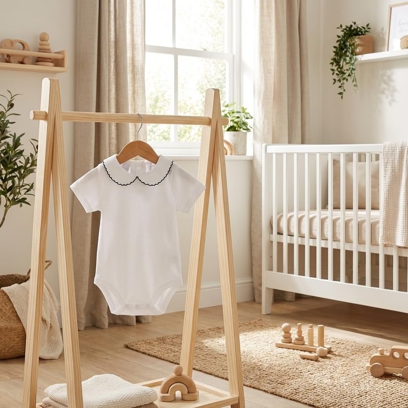 BABIDU Body Neonato Manica Corta 100% Cotone, Tutina Morbido Tessuto