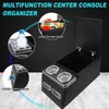 Universal Car Center Console Organizer with Cup Holder& Phone Holder,