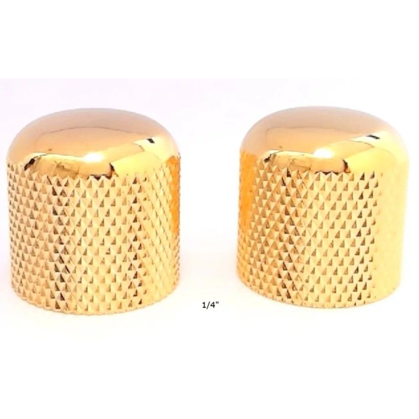 True Custom Shop® Gold Control Dome US Knobs w/h Set