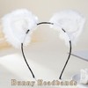 Aceorna Cat Ears Headband Cute Furry Hairband Soft Neko Ears