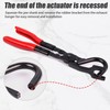 Wekuw Car Exhaust Hanger Removal Pliers Exhaust Rubber Pliers Tool