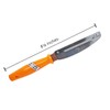 WitnyStore Kitchen Tool 8½" Long Orange Plastic Handle Stainless Steel