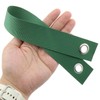 LUORNG 12PCS 40x3.8cm Tree Windbreak Nylon Strap Green Strap with