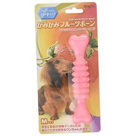Super Cat DM-445 Bite Fruit Bone, Strawberry, Hard Type, M