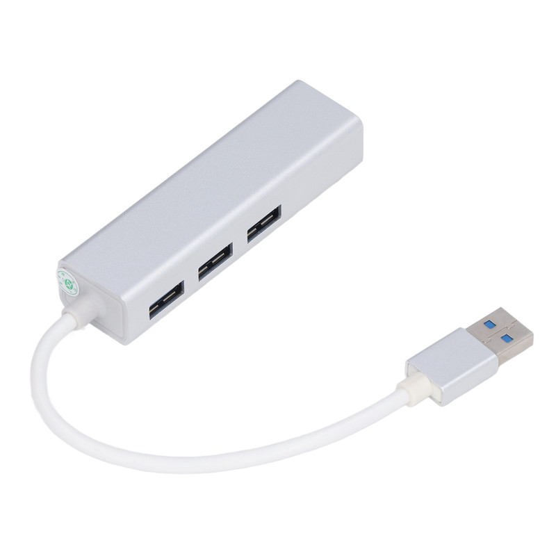 USB 3.0 to Ethernet Adapter 4 in 1 Multiport Multifunction