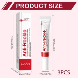 Pack of 3 Whitening Freckle Cream, Pigment Spot Remover Face, Whitening Cream Against Dark Spots, Cream Against Pigment Spots, Anti Pigment Spots, Face, Age Spots Removal