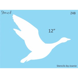 Stencils by Joanie Joanie Stencil Flying Geese Goose Duck Wildlife Rustic Lodge Cabin Hunt Outdoor - XL