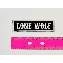 MC Motorcycle Club Lone Wolf On Patch Vest