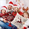 Abnaok Set of 4 Christmas Cushion Covers, 45 x 45