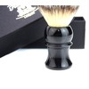 Shaving Brush with Synthetic Hair in Black Handle Easy to