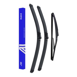 Premium Vipa Wiper Blade Set | fits: RENAULT ZOE Hatchback (Jun 2012 Onwards) | All-Weather Performance | Durable, Streak-Free Windshield Wipers | Easy Installation