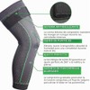 Fundas de Compresión Transpirables 3 Pares para Rodilla y Pantorrilla