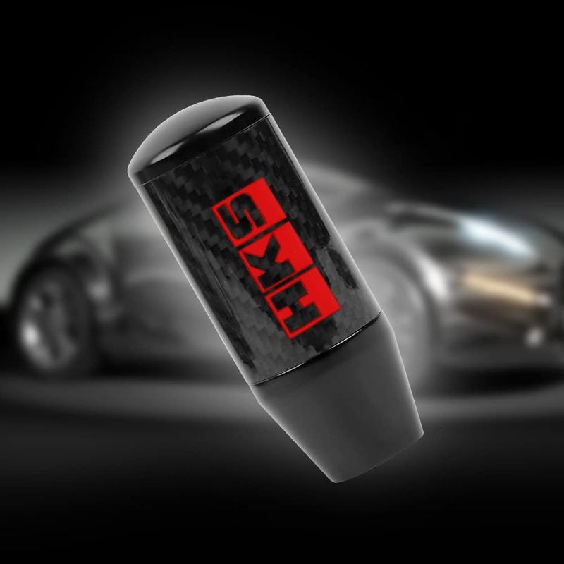 Universal HKS Black Carbon Fiber Car Racing Manual Gear Stick