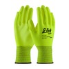 G-Tek HV 33-425LY/M Hi-Vis Seamless Knit Polyester Glove with Polyurethane