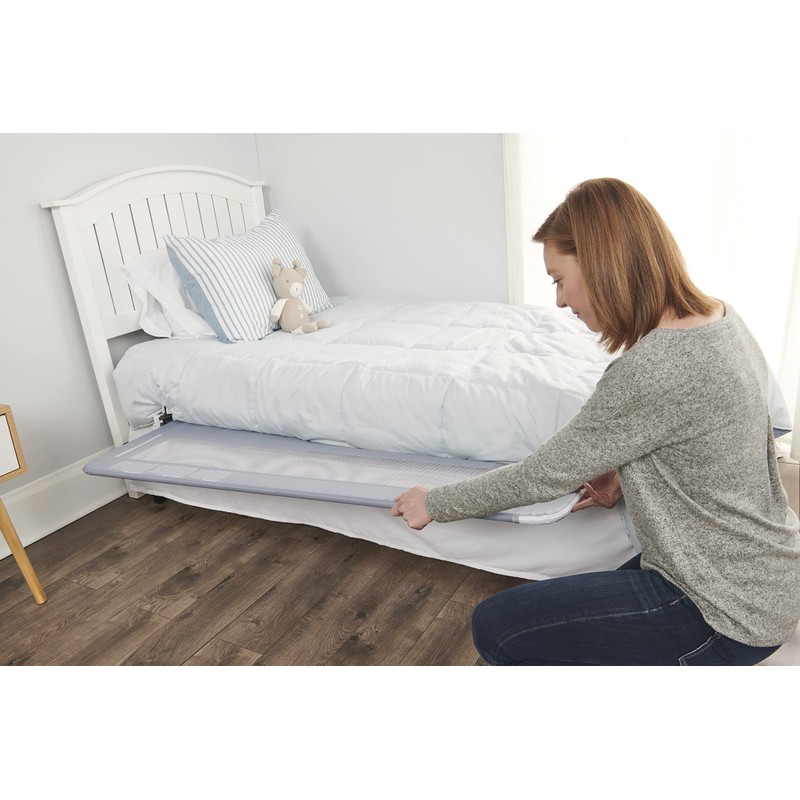 Regalo Hideaway 54-Inch Extra Long Bedrail, with Reinforced Anchor Safety