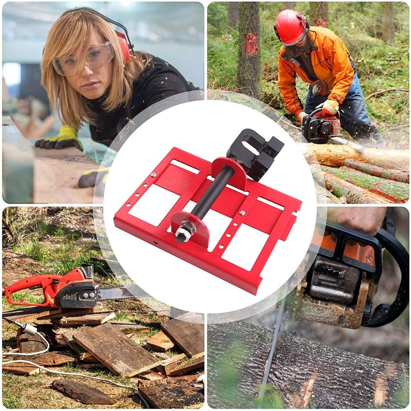Vertical Cutting Chainsaw Mill, Upgrade Lumber Guide Rail Saw Steel