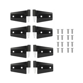 Flynsu 4 Door Hinge Kit External Replacement for 2007-2018 Jeep Wrangler JK 925-053 55395384AF 55395385AF
