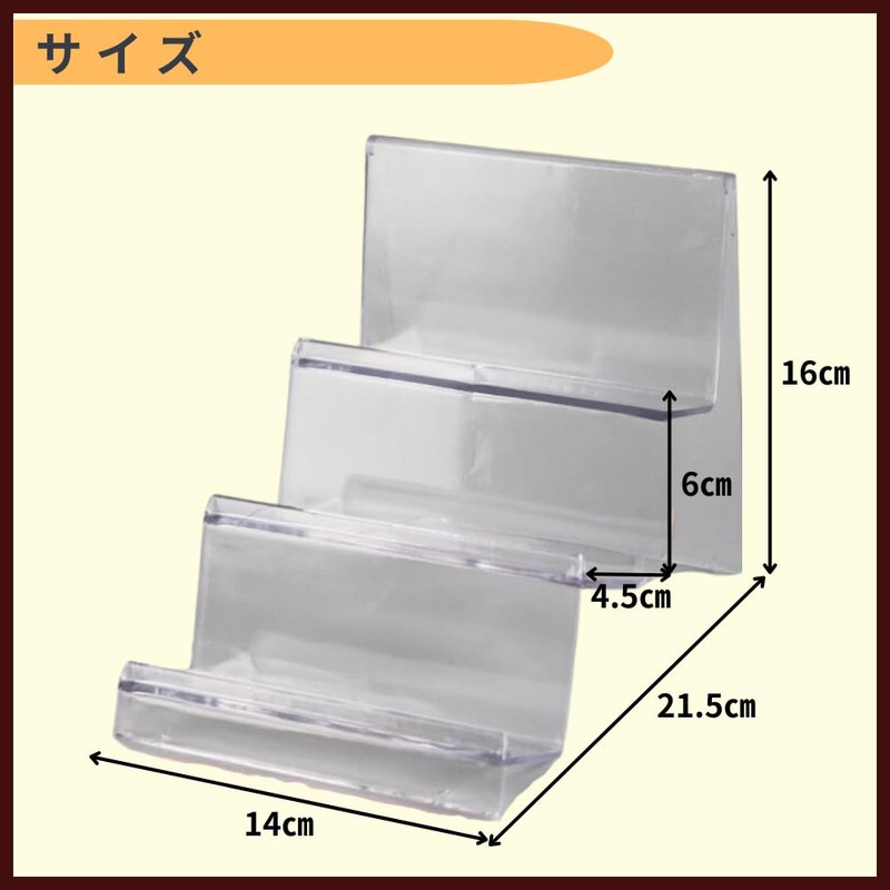 ideamall Acrylic Stand, Display Stand, For Exhibition, Collection Display, 3