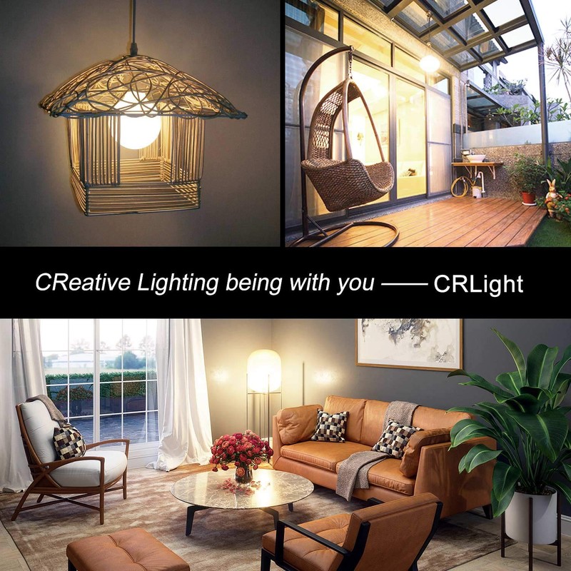 CRLight 15W Dimmable LED Large Globe Bulb 3000K Soft White,