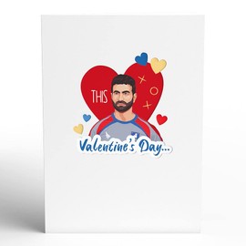 Lovepop Ted Lasso Don't You Dare Settle for Fine Pop-Up Card – Valentine’s Day Card – Handcrafted 3D Pop-Up Greeting Card - 5” x 7”