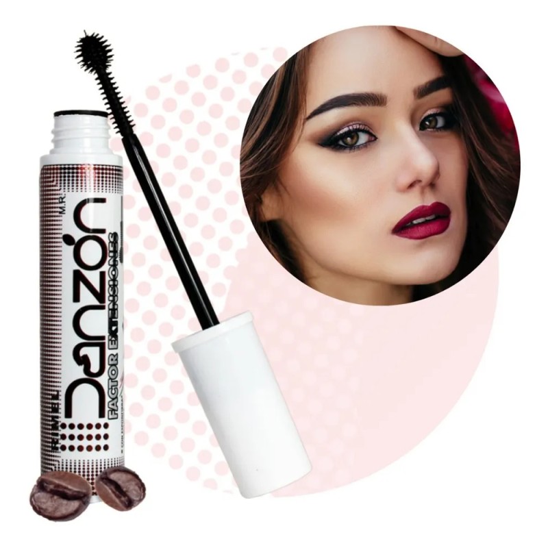 Rímel Danzón Efecto Pestañas Postizas Alargador Cepillo Bolita 12 mL