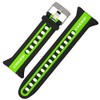 Cressi Watch Strap for Watch-Style Dive Computer, Black/Lime