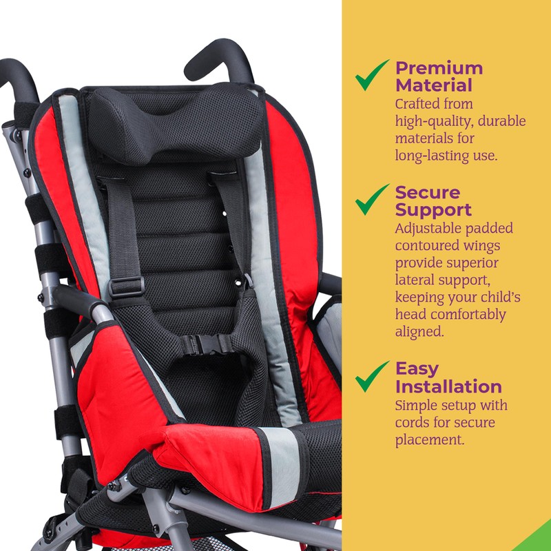 Circle Specialty Padded Winged Headrest for Strive Adaptive Special Needs