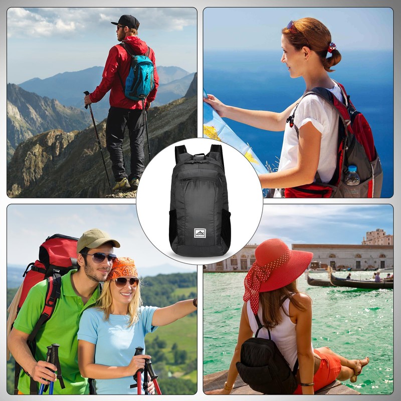 Colexy Ultra Lightweight Packable Hiking Daypack, Waterproof Unisex Daypack Outdoor,